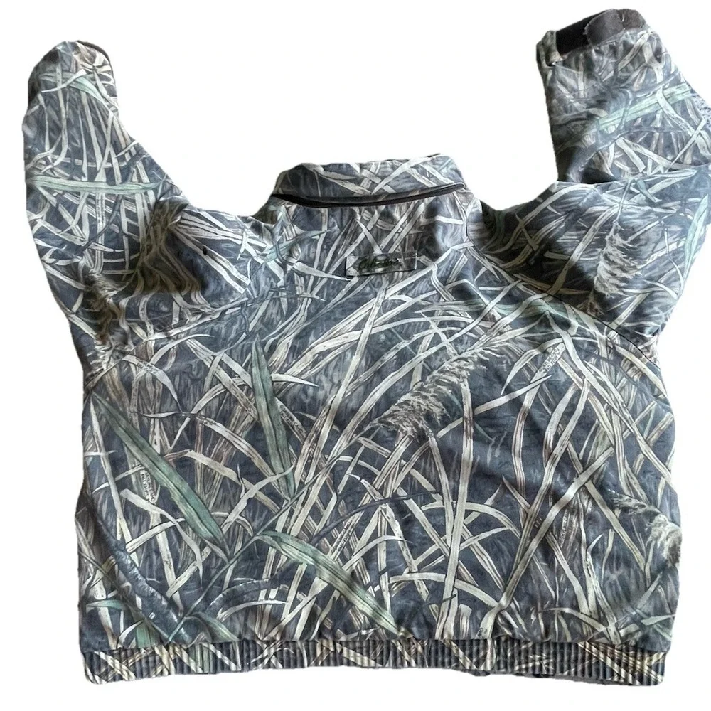 VTG 90's Cabela's Skyline Camo Zip Up Hunting Outdoor Jacket‎ Coat Sz 2XL REG